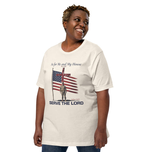 As For Me and My House Christian Bible Verse T-Shirt